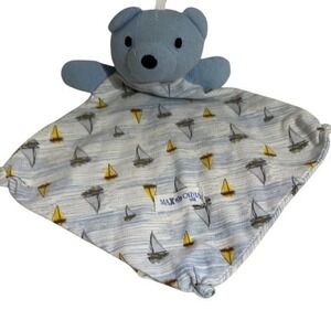 Blue and Yellow Stuffed Animal Security Blanket